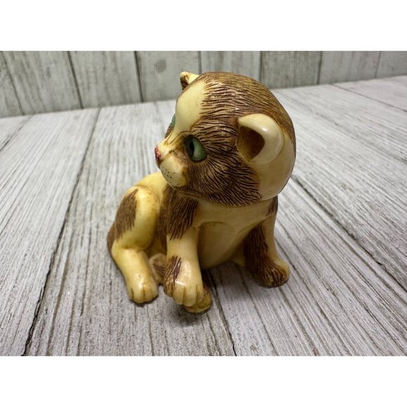 Vtg Harmony Kingdom Pot Bellys PBBKI7 "Porky", Cat Figurine Lil' Mousers 2" Long - Picture 7 of 13